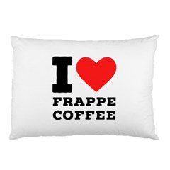 I Love Frappe Coffee Pillow Case by ilovewhateva