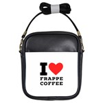 I love frappe coffee Girls Sling Bag Front