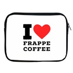 I love frappe coffee Apple iPad 2/3/4 Zipper Cases Front