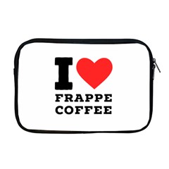 I Love Frappe Coffee Apple Macbook Pro 17  Zipper Case by ilovewhateva