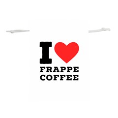 I love frappe coffee Lightweight Drawstring Pouch (S)