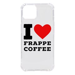 I Love Frappe Coffee Iphone 14 Tpu Uv Print Case by ilovewhateva