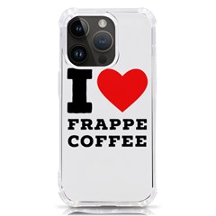 I love frappe coffee iPhone 14 Pro TPU UV Print Case