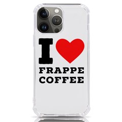 I love frappe coffee iPhone 13 Pro Max TPU UV Print Case