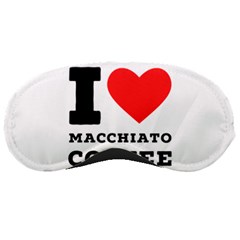 I Love Macchiato Coffee Sleeping Mask by ilovewhateva