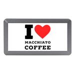 I love macchiato coffee Memory Card Reader (Mini) Front