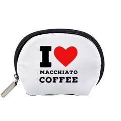 I Love Macchiato Coffee Accessory Pouch (small) by ilovewhateva