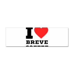 I Love Breve Coffee Sticker Bumper (10 Pack) by ilovewhateva