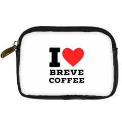 I Love Breve Coffee Digital Camera Leather Case by ilovewhateva