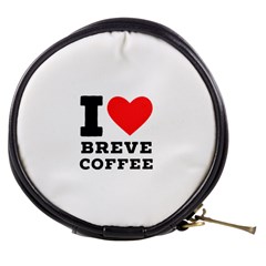 I Love Breve Coffee Mini Makeup Bag by ilovewhateva