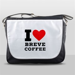 I Love Breve Coffee Messenger Bag by ilovewhateva