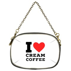 I Love Cream Coffee Chain Purse (one Side) by ilovewhateva