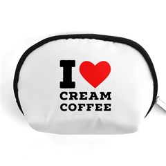 I Love Cream Coffee Accessory Pouch (medium) by ilovewhateva