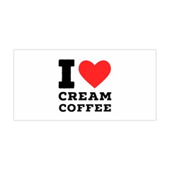 I Love Cream Coffee Yoga Headband by ilovewhateva