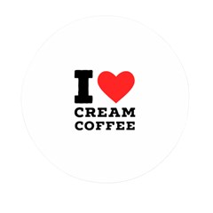 I Love Cream Coffee Mini Round Pill Box (pack Of 5) by ilovewhateva