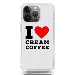 I Love Cream Coffee Iphone 13 Pro Tpu Uv Print Case by ilovewhateva