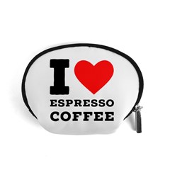 I Love Espresso Coffee Accessory Pouch (small) by ilovewhateva