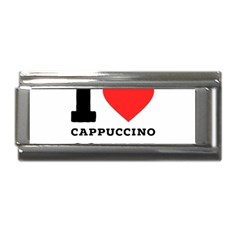 I Love Cappuccino Coffee Superlink Italian Charm (9mm) by ilovewhateva