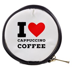 I Love Cappuccino Coffee Mini Makeup Bag by ilovewhateva