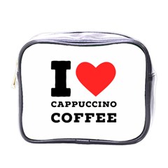 I Love Cappuccino Coffee Mini Toiletries Bag (one Side) by ilovewhateva