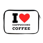 I love cappuccino coffee Apple MacBook Pro 17  Zipper Case Front