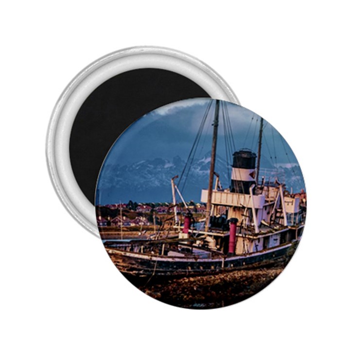 End of the World: Nautical Memories at Ushuaia Port, Argentina 2.25  Magnets