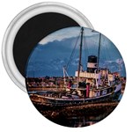 End of the World: Nautical Memories at Ushuaia Port, Argentina 3  Magnets Front