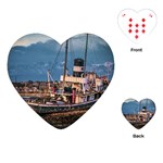 End of the World: Nautical Memories at Ushuaia Port, Argentina Playing Cards Single Design (Heart) Front