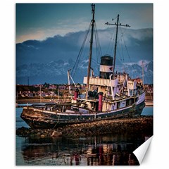 End Of The World: Nautical Memories At Ushuaia Port, Argentina Canvas 20  X 24  by dflcprintsclothing