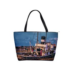 End Of The World: Nautical Memories At Ushuaia Port, Argentina Classic Shoulder Handbag by dflcprintsclothing