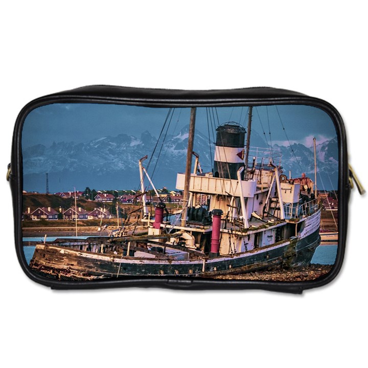 End of the World: Nautical Memories at Ushuaia Port, Argentina Toiletries Bag (One Side)