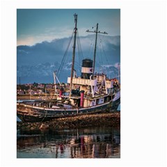 End Of The World: Nautical Memories At Ushuaia Port, Argentina Small Garden Flag (two Sides) by dflcprintsclothing