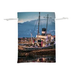 End Of The World: Nautical Memories At Ushuaia Port, Argentina Lightweight Drawstring Pouch (s) by dflcprintsclothing