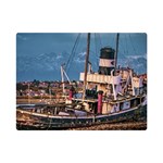 End of the World: Nautical Memories at Ushuaia Port, Argentina Premium Plush Fleece Blanket (Mini) 35 x27  Blanket Front