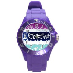 42 Purple Ericksays Plastic Sport Watch (large) by tratney