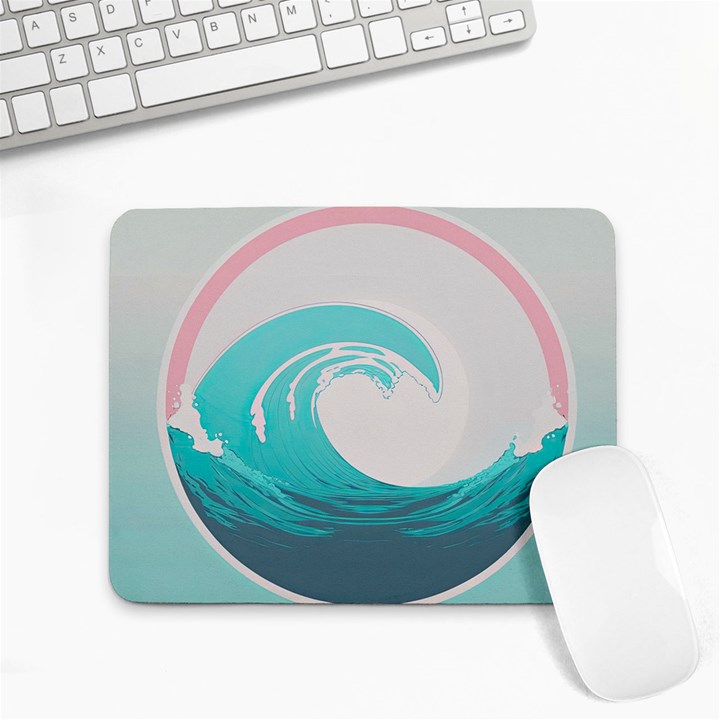 Waves Tidal Ocean Sea Tsunami Wave Minimalist Small Mousepad