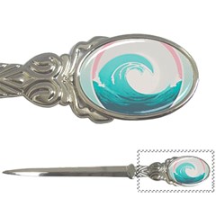 Waves Tidal Ocean Sea Tsunami Wave Minimalist Letter Opener by Wav3s