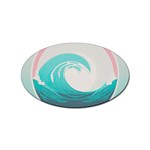 Waves Tidal Ocean Sea Tsunami Wave Minimalist Sticker Oval (10 pack) Front