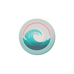 Waves Tidal Ocean Sea Tsunami Wave Minimalist Golf Ball Marker by Wav3s