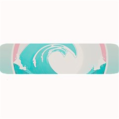 Waves Tidal Ocean Sea Tsunami Wave Minimalist Large Bar Mat