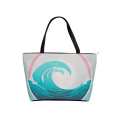 Waves Tidal Ocean Sea Tsunami Wave Minimalist Classic Shoulder Handbag