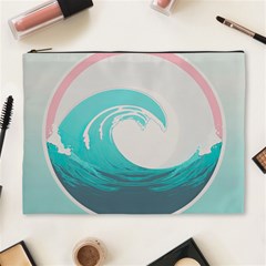 Waves Tidal Ocean Sea Tsunami Wave Minimalist Cosmetic Bag (XL)