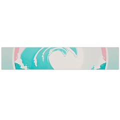 Waves Tidal Ocean Sea Tsunami Wave Minimalist Large Premium Plush Fleece Scarf 