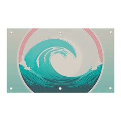 Waves Tidal Ocean Sea Tsunami Wave Minimalist Banner and Sign 5  x 3 