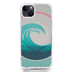 Waves Tidal Ocean Sea Tsunami Wave Minimalist iPhone 14 Plus TPU UV Print Case