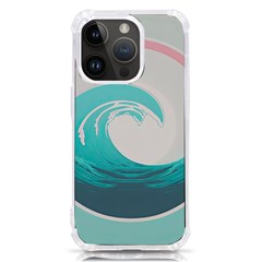 Waves Tidal Ocean Sea Tsunami Wave Minimalist iPhone 14 Pro TPU UV Print Case