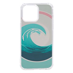 Waves Tidal Ocean Sea Tsunami Wave Minimalist Iphone 14 Pro Max Tpu Uv Print Case by Wav3s