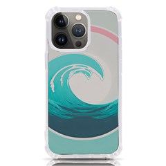 Waves Tidal Ocean Sea Tsunami Wave Minimalist iPhone 13 Pro TPU UV Print Case