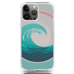 Waves Tidal Ocean Sea Tsunami Wave Minimalist iPhone 13 Pro Max TPU UV Print Case