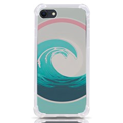 Waves Tidal Ocean Sea Tsunami Wave Minimalist iPhone SE